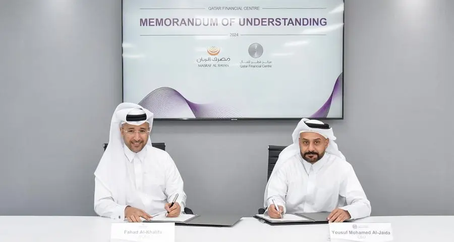 Masraf Al Rayan and Qatar Financial Centre Authority sign Memorandum of Understanding