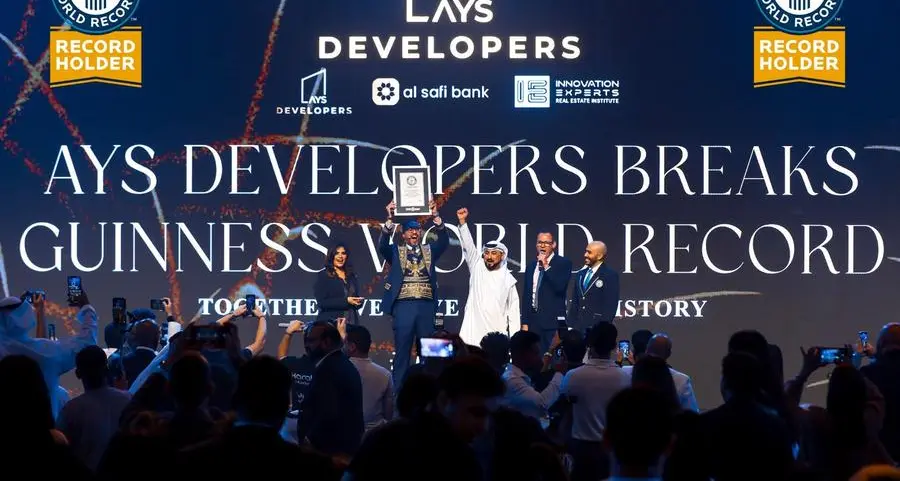 AYS Developers breaks a Guinness World Record for the world’s largest real estate training session in Dubai