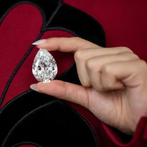 'The Rock', a record-setting white diamond, goes up for auction