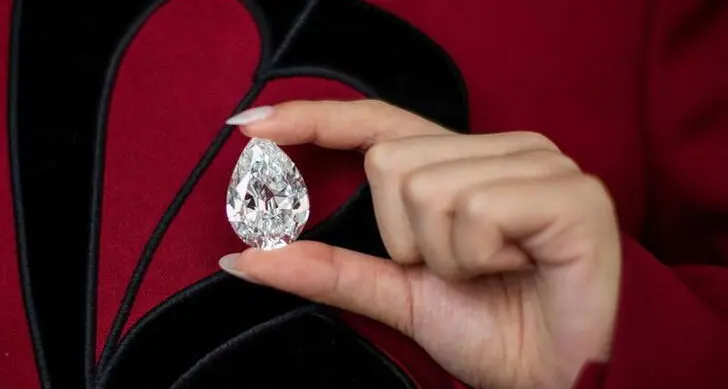 'The Rock', a record-setting white diamond, goes up for auction