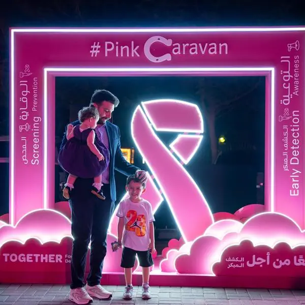 Large community turnout marks start of Pink Caravan’s breast cancer awareness event in Aljada