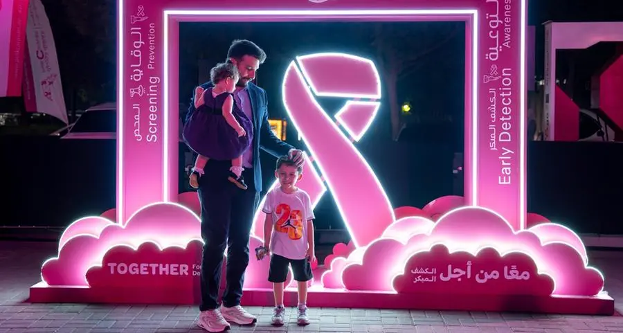 Large community turnout marks start of Pink Caravan’s breast cancer awareness event in Aljada