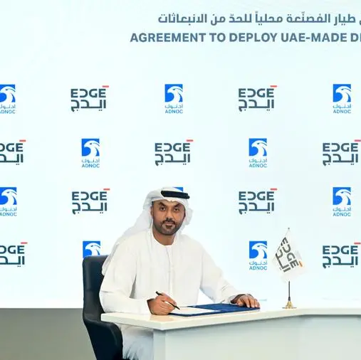 ADNOC partners with EDGE to use UAE-made drones to minimize emissions