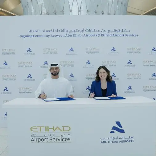 Abu Dhabi Airports and Etihad Airport Services announce partnership to strengthen airport ground services