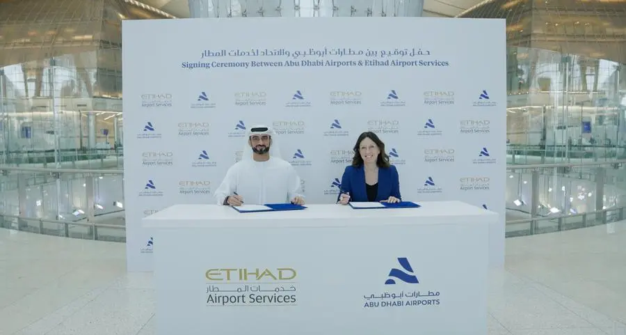 Abu Dhabi Airports and Etihad Airport Services announce partnership to strengthen airport ground services