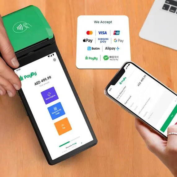 PayBy deploys UAE's first POS machine with built-in QR code and payment link generation