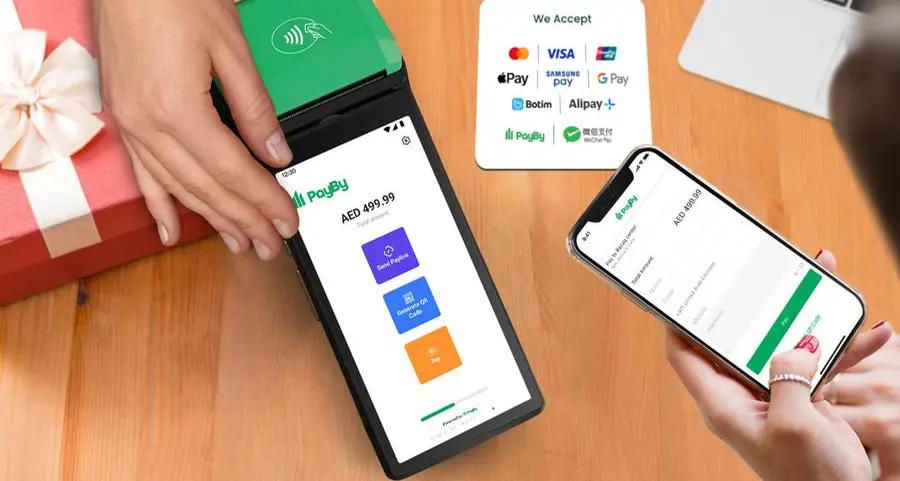 PayBy deploys UAE's first POS machine with built-in QR code and payment link generation