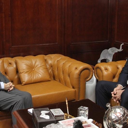 أبوغزاله يستقبل سفير الأردن لدى البرازيل ويبحثان القضايا ذات الاهتمام المشترك