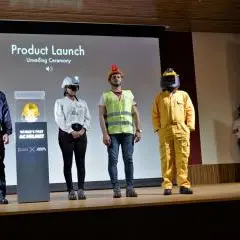 NIA announces the UAE launch of the world's first AC safety helmet