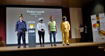 NIA announces the UAE launch of the world's first AC safety helmet