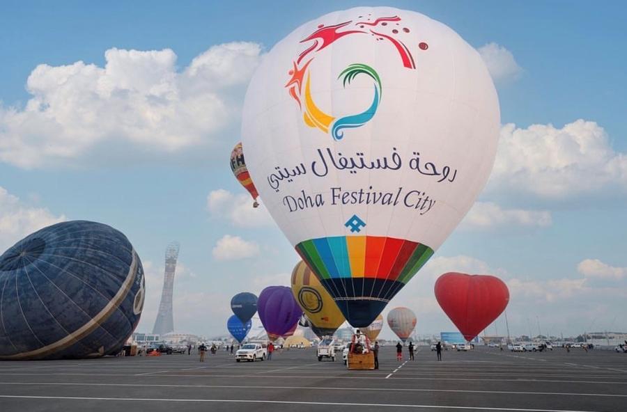 Sponsored by Doha Festival City, third edition of Qatar balloon festival witnesses great success