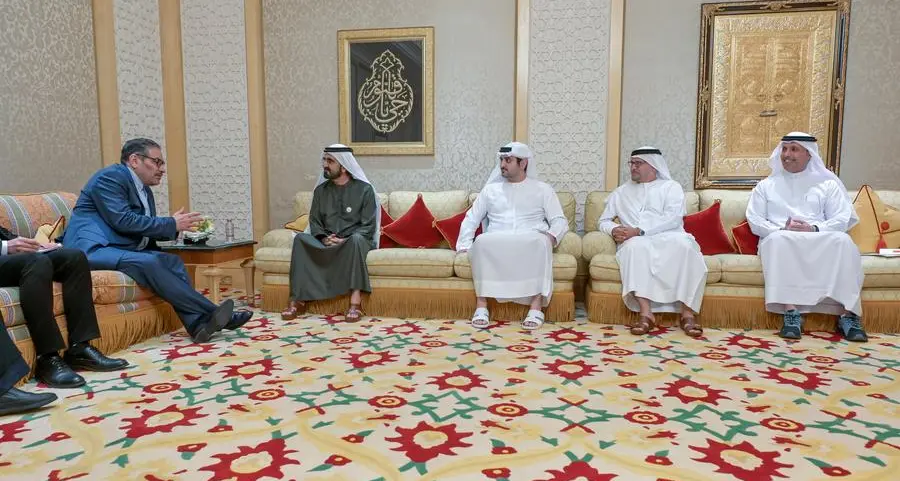 Sheikh Mohammed meets with secretary of Iran’s Supreme National Security Council