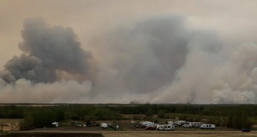 Cooler weather brings some relief to wildfire-hit Canadian oil province Alberta