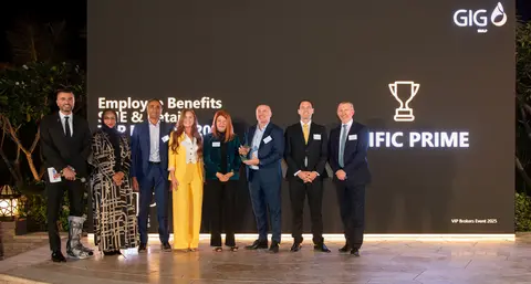 Pacific Prime Dubai wins Employee Benefits SME & Retail Top Producer 2024 Award from GIG Gulf