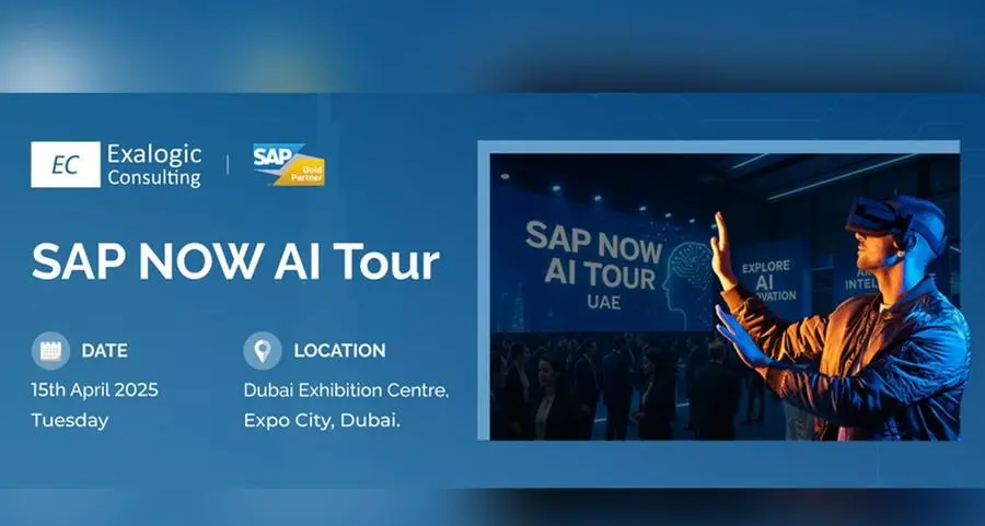 Exalogic Consulting to unveil breakthrough AI Innovations at SAP NOW Tour – Dubai on 15 April 2025