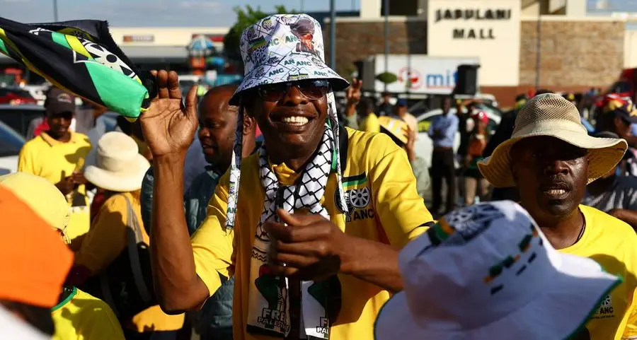 Support for South Africa's ANC near 40% weeks before election, Ipsos poll shows