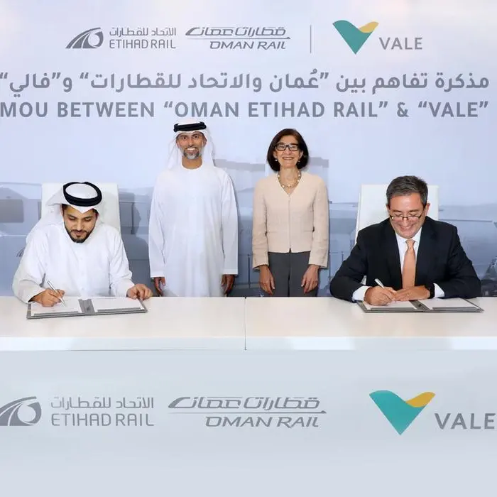 Oman and Etihad Rail Company signs logistics MoU with mining giant Vale