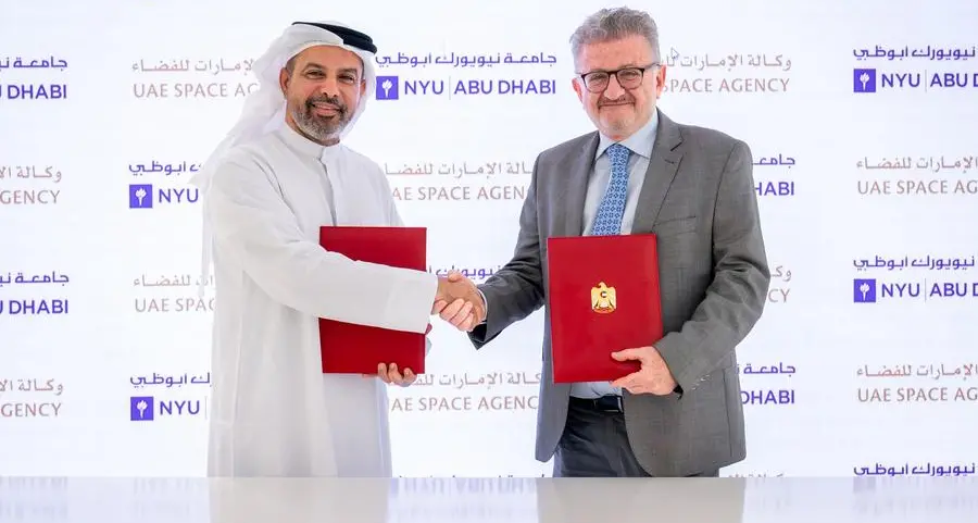 UAE Space Agency signs agreement with New York University Abu Dhabi to support research on Emirates Mars Mission