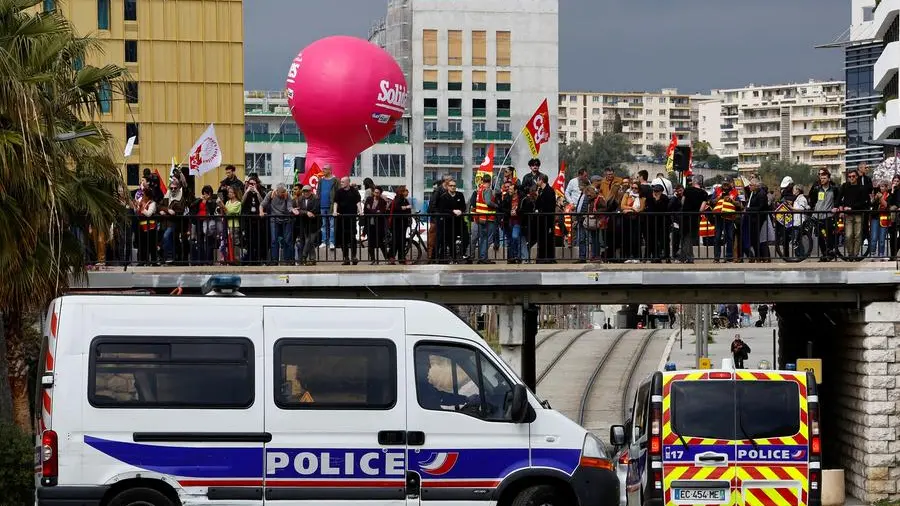 Protesters and police clash across France in day of strife
