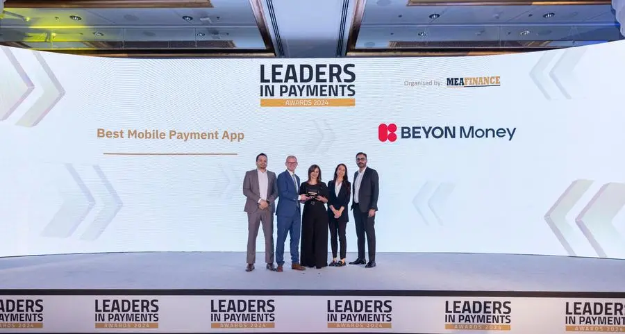 Beyon Money wins ‘Best Mobile Payments App’ Award at MEA Finance Awards