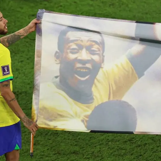 'We are on this journey together': Pele backs Brazil in World Cup match