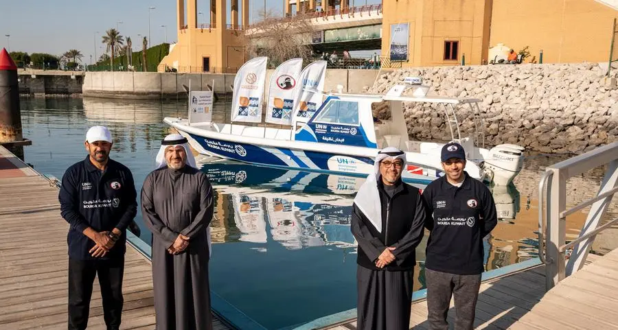Boursa Kuwait launches its new “Boursa Boat,” the second dedicated vessel supporting marine environmental protection in Kuwait Bay
