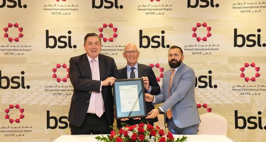 Hamad International Airport has received recertification to ISO 22301 Business Continuity Management Systems by BSI