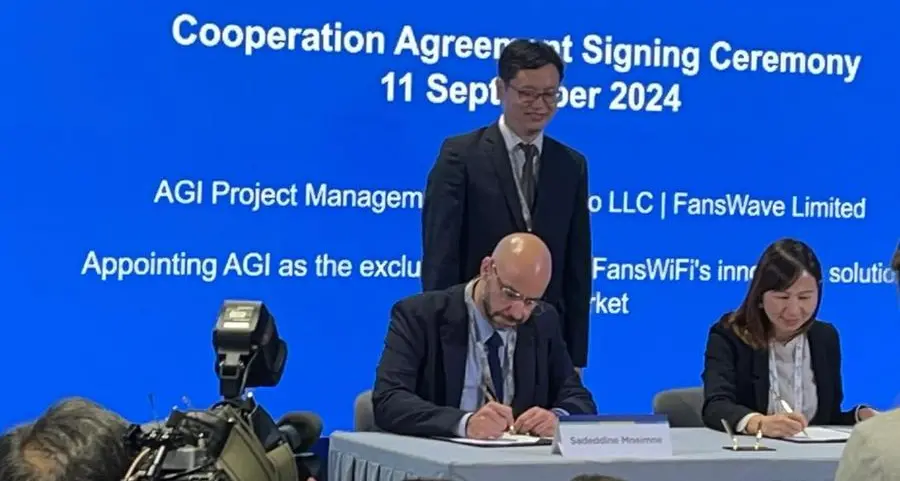 Three International agreements signed by UAE well know company AGI with Hong Kong companies