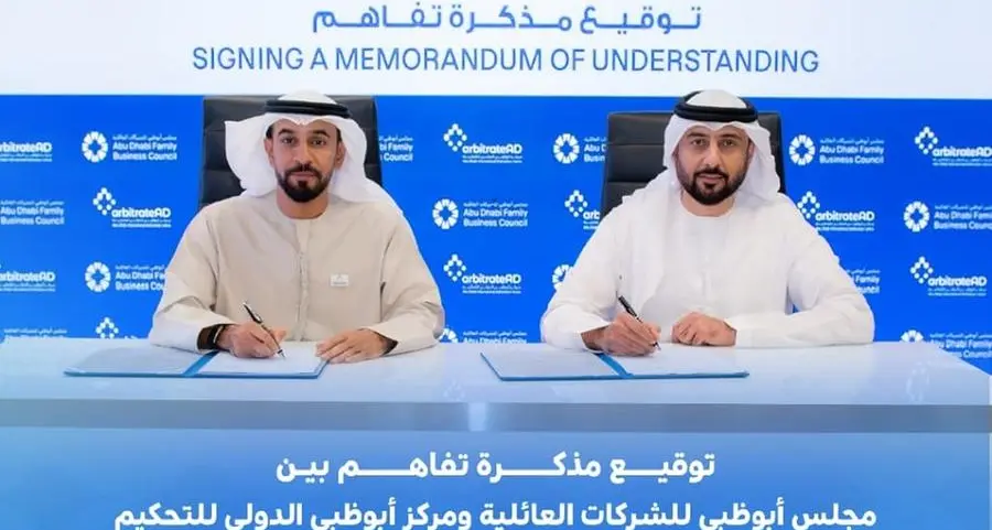 ArbitrateAD and the Abu Dhabi Family Business Council sign landmark MoU