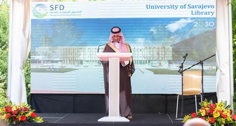 Saudi Fund for Development breaks ground for the library of the University of Sarajevo