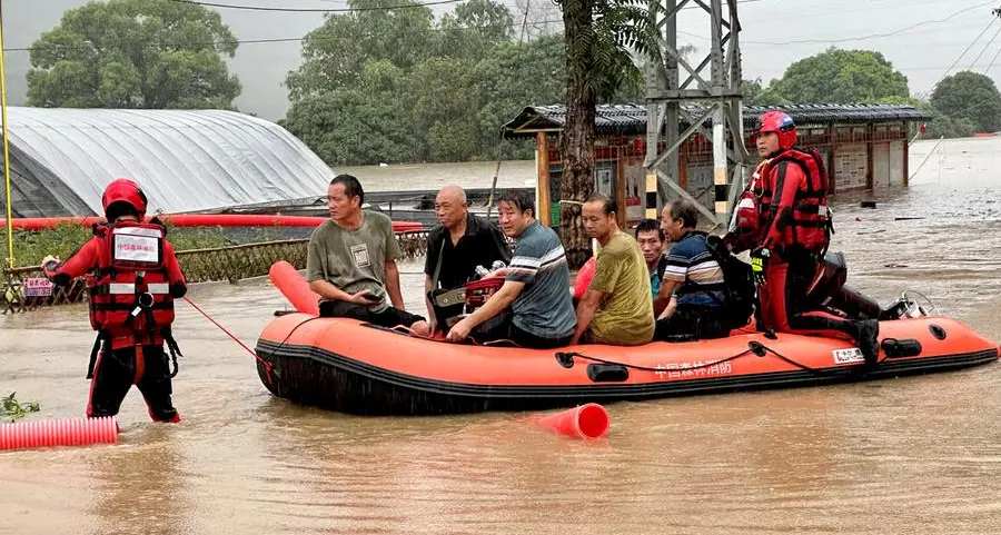Southern China drenched, many flights cancelled as rain storms pound region