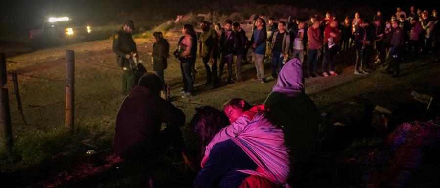 Migrants cross Rio Grande into U.S