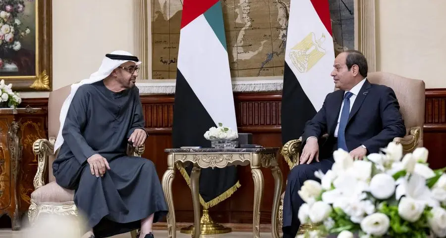 UAE and Egyptian Presidents hold meeting to discuss bilateral relations