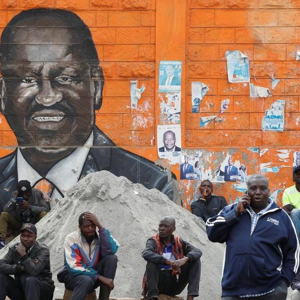 Veteran opposition leader Odinga ahead in Kenya's presidential race