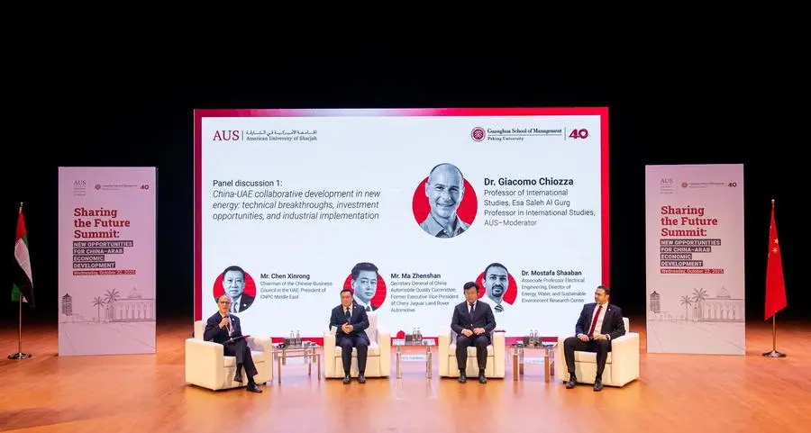 AUS and Peking University Guanghua School of Management hold summit on China–Arab economic development