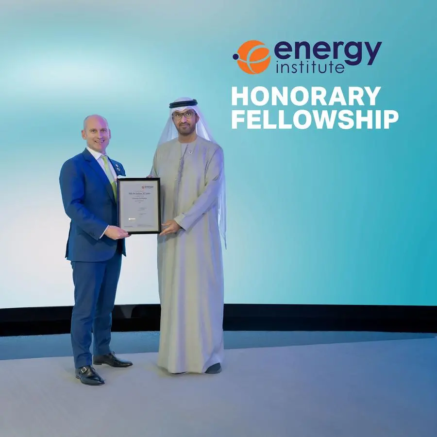 Dr. Sultan Al Jaber made Honorary Fellow of the Energy Institute for leadership in energy, AI and economic growth