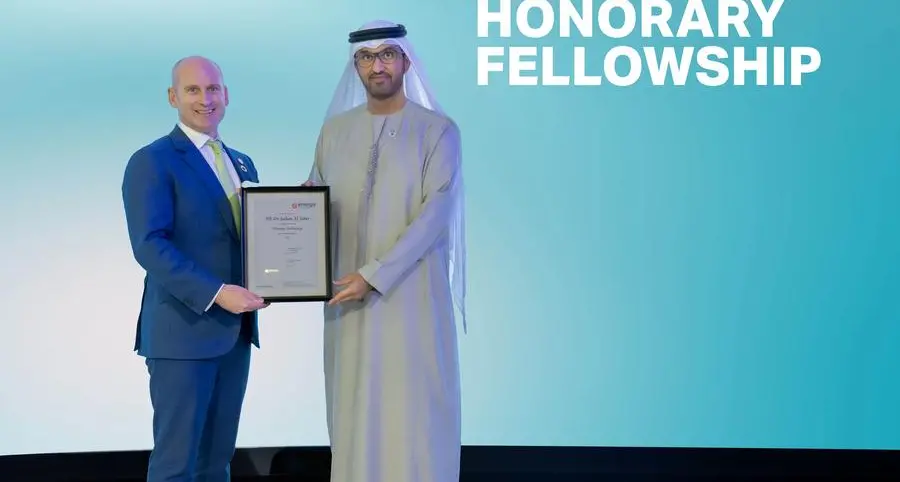 Dr. Sultan Al Jaber made Honorary Fellow of the Energy Institute for leadership in energy, AI and economic growth