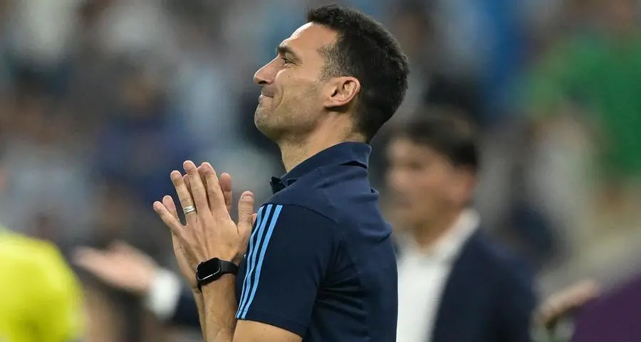 'Still one step to go' for Argentina coach Scaloni after semi-final win