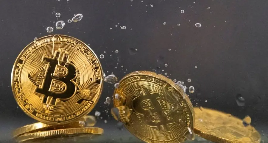 Volatile bitcoin falls from record high as crypto frenzy hits pause