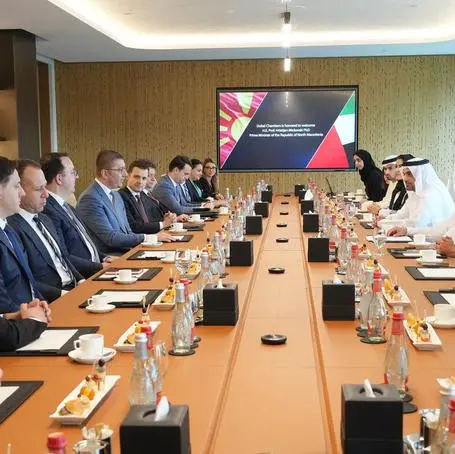 Dubai Chambers explores ways to strengthen economic relations during meeting with Prime Minister of the Republic of North Macedonia