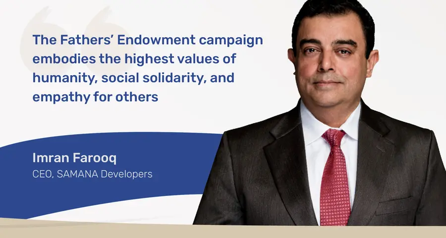 SAMANA Developers to develop AED40mln endowment building in support of Fathers’ Endowment campaign
