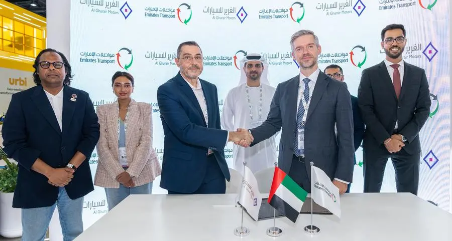 Emirates transport signs MoU with Al Ghurair Motors at Gitex Global