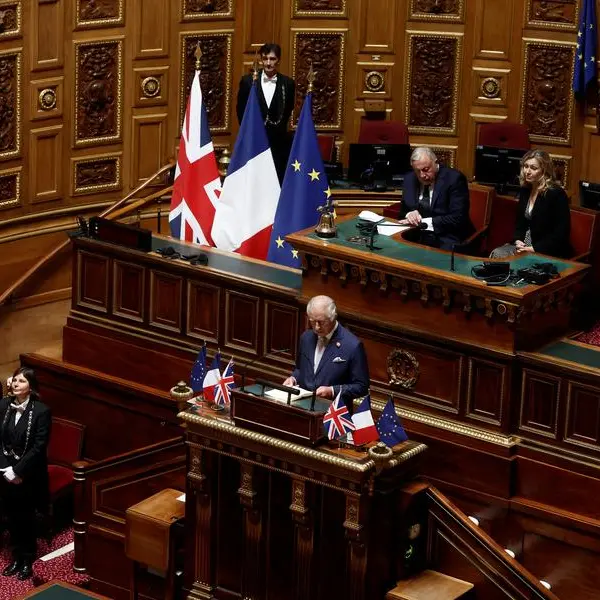 King Charles praises Franco-British friendship on state visit in France