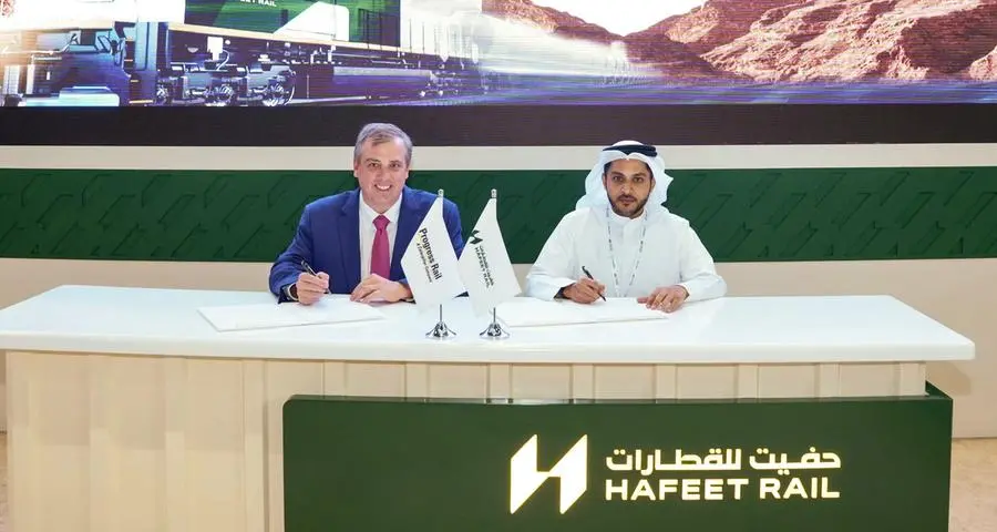 Hafeet Rail signs contract with progress rail to supply a modern fleet of freight locomotives