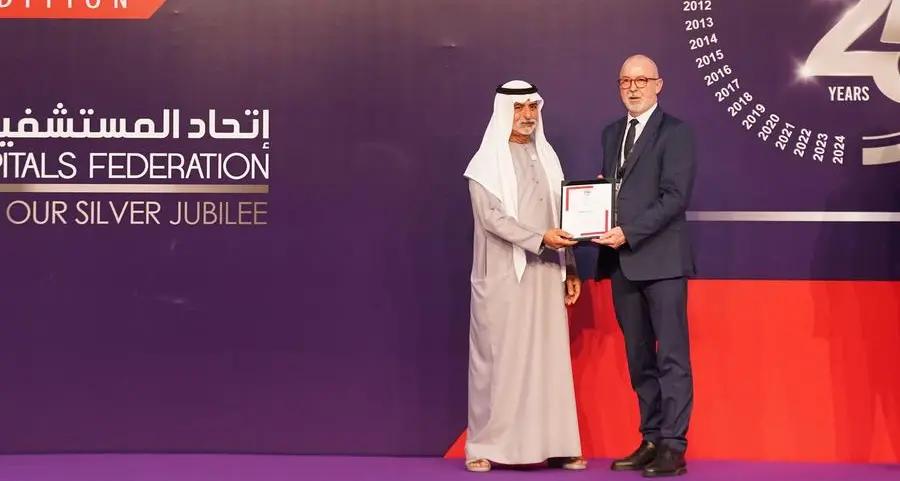 M42’s Amana Healthcare receives Diamond Award for safety in digital transformation by Arab Hospitals Federation