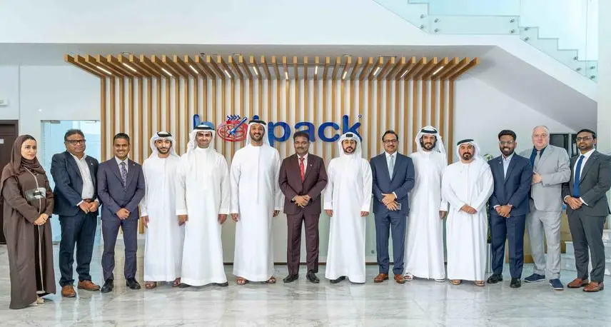 Hotpack welcomes UAE Minister of Economy and Tourism H.E. Abdulla bin Touq Al Marri to its NIP plant