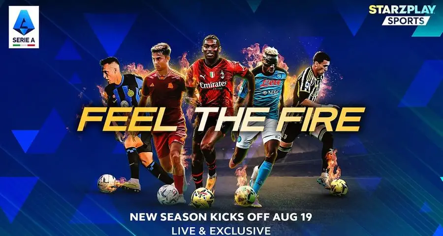 The new Serie A season kicks off this Saturday, live and exclusive on STARZPLAY Sports