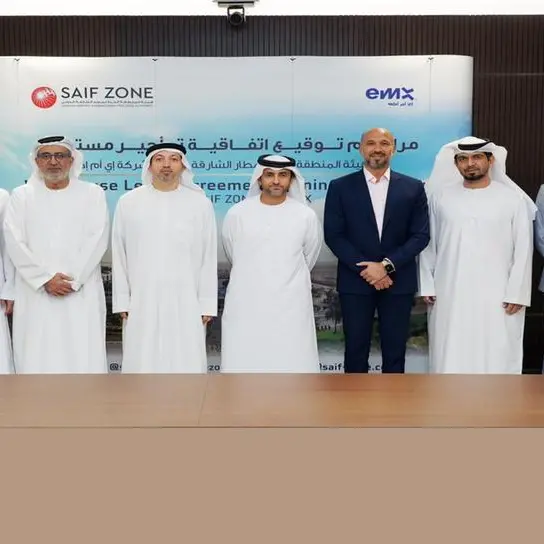 SAIF Zone, EMX sign agreement for 6500 sq. ft. logistics warehouse