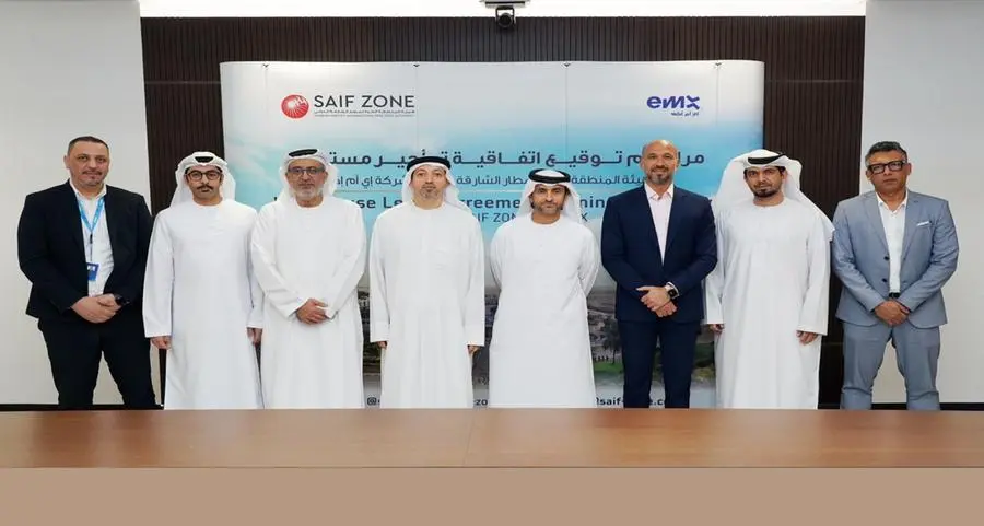 SAIF Zone, EMX sign agreement for 6500 sq. ft. logistics warehouse