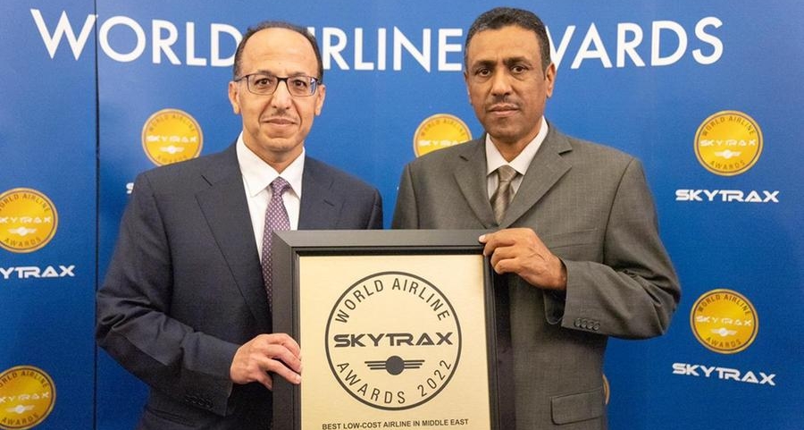 For the 5th time, flynas wins Skytrax award as the best low-cost airline in the Middle East